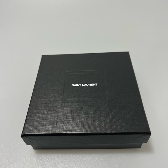 Saint Laurent Set Of Two Logo Hair Pins Silver $525 - Picture 6 of 6